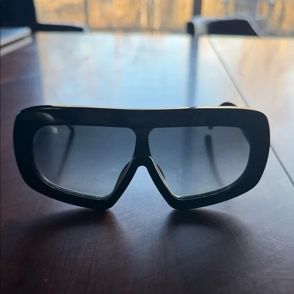 Celine Black Oversized Sunglasses EUC - Picture 2 of 12